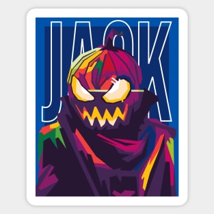 jack o lantern halloween Sticker